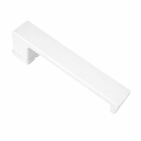 Martellina minimal design Italia Master con mini rosetta per maniglia, quadro 7 mm, finitura 9010 Bianco