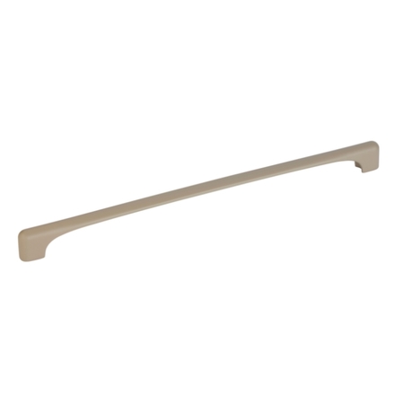 Maniglia Hornet Roberto Marella per mobile, interasse 320 mm, dimensioni 337x15 mm, Zama finitura Sabbia