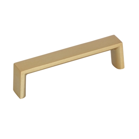 Maniglia Defence Roberto Marella per mobile, interasse 96 mm, dimensioni 103x16 mm, Zama finitura Ottone Satinato