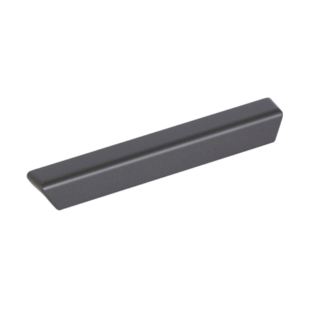 Maniglia Shore Roberto Marella per mobile, interasse 96 mm, dimensioni 133x16 mm, Zama finitura Ardesia