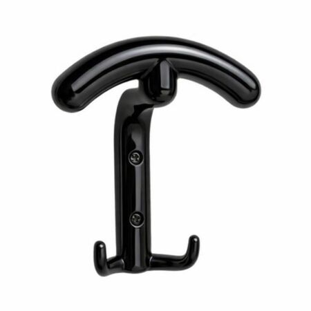 Portabito 1030 Mital per appenderia, dimensione 110x120x54 mm, Zama finitura Nero Lucido