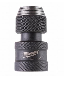 Adattatore 1/2 pollici quadro Milwaukee, lunghezza 50 mm, tipologia attacco 1/4 pollici hex
