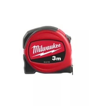 Flessometro Milwaukee, flessometro serie Slim Design, diametro lama 16mm, lunghezza 3m, rivestimento Nylon