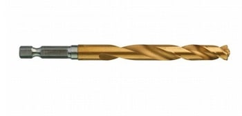 Punta metallo HSS-G Milwaukee Shockwave, dimensioni 9x117 mm, copertura in Titanio