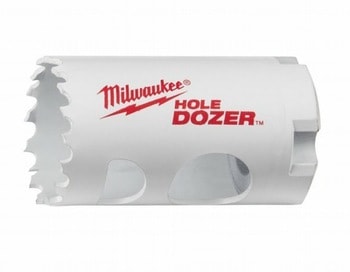 Sega a tazza Milwuakee, sega bi-metallica hole dozer, dimensioni 32mm, taglio massimo 41mm, composizione Acciaio