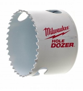Sega a tazza Milwuakee, sega bi-metallica hole dozer, dimensioni 68mm, taglio massimo 41mm, composizione dente Acciaio