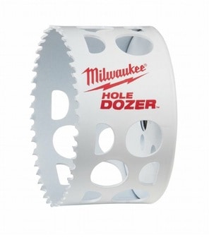 Sega a tazza Milwuakee, sega bi-metallica hole dozer, dimensioni 83mm, taglio massimo 41mm, composizione dente Acciaio