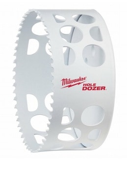 Sega a tazza Milwuakee, sega bi-metallica hole dozer, dimensioni 102mm, taglio massimo 41mm, composizione dente Acciaio