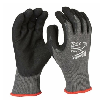 Guanti antitaglio cat. 5 Milwaukee, taglia 9/L, doppio rivestimento in Nitrile