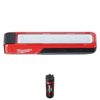 Torcia LED da ispezione L4 FL-301 Milwaukee, tascabile, ricarica USB, illuminazione 445 Lumen, batteria 3 Ah