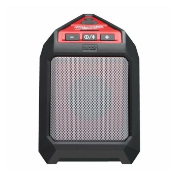 Speaker Bluetooth M12 JSSP-0 Milwaukee, porta USB 2.1, altoparlante 5 W, dimensioni 105,5x153 mm