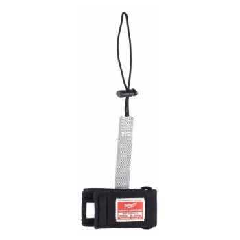 Laccio anticaduta da polso Milwaukee per ancoraggio utensili, cinturino regolabile, portata 2,2 Kg, lunghezza 292 mm