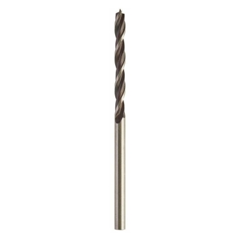 Punta elicoidale Milwaukee per legno, attacco codolo rotondo, diametro 3 mm, lunghezza 60 mm