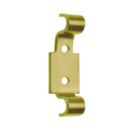 Cavallotto 626/V GB Manzoni per cremagliera Scala Reale, fissaggio a vite, Acciaio finitura Ottonato