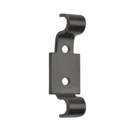 Cavallotto 626/V GB Manzoni per cremagliera Scala Reale, fissaggio a vite, Acciaio finitura Nero Verniciato
