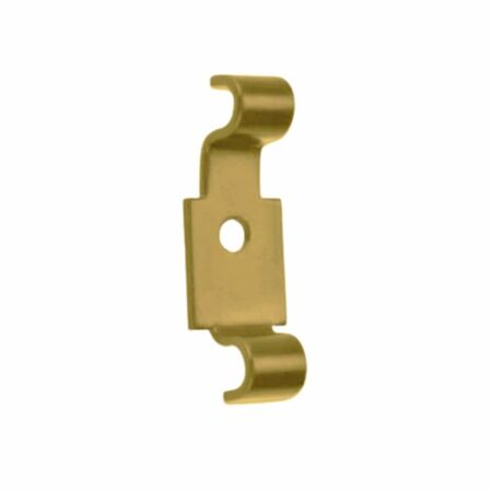 Cavallotto 626/T GB Manzoni per cremagliera Scala Reale, fissaggio con tassello, Acciaio finitura Ottonato
