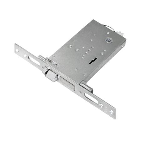 Elettroserratura da infilare Assa Abloy per fascia, triplice a doppia mappa, con scrocco e catenaccio, entrata 90 mm, frontale 25 mm
