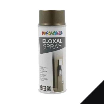 Spray Eloxal Dupli Color per riparazione graffio e danno, bomboletta 400 ml, colore Nero