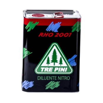 Diluente Nitro Rho 2001 Tre Pini per la pulizia di attrezzature, antinebbia, flacone 5 L