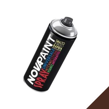 Smalto acrilico Nova universale, spray 400 ml, colore Marrone Mogano 8016