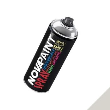Smalto acrilico Nova universale, spray 400 ml, colore Bianco Grigiastro 9001