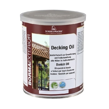 Decking Oil Borma Wachs per legno, latta 1 L, colore Trasparente