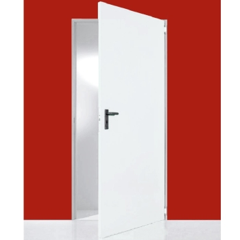 Porta tagliafuoco REI 60 Univer UN2301 Ninz per muratura, 1 anta, dimensioni 800x2050 mm, finitura Bianco