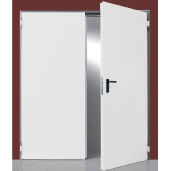 Porta tagliafuoco REI 120 Univer UN2211 Ninz per muratura, 2 anta, dimensioni 2000(1000+1000)x2150 mm, finitura Bianco