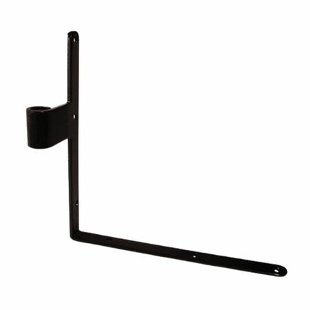 Bandella pollice Biellese 3700/B OM4 per persiane, dimensione 190x190 mm, spessore 3,5 mm, larghezza 15 mm, Acciaio finitura Verniciato Nero
