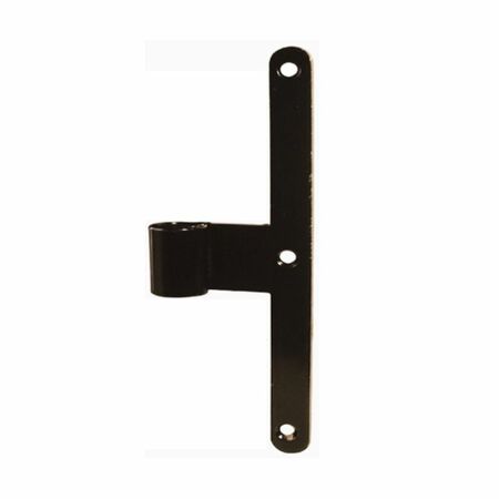 Bandella pollice centrale pesante 3710 OM4 per persiane,cardine 12 mm, dimensione 180x15 mm, spessore 3,5 mm, zanca 38 mm, Acciaio Verniciato Nero