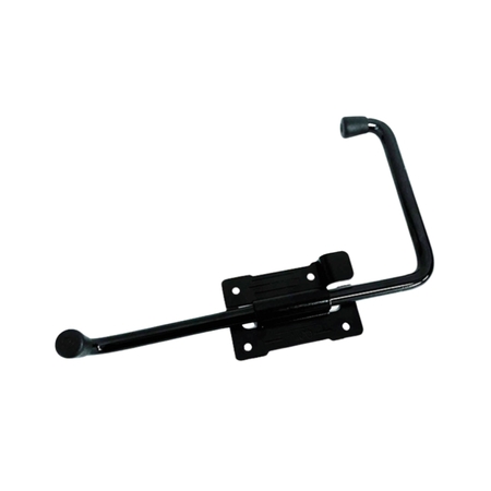 Fermascuro alla piemontese 630 OM4 per scuro esterno, destro, diametro 12 mm, braccio 200x140 mm, corsa 120 mm, Acciaio finitura Verniciato Nero