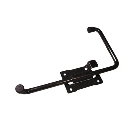 Fermascuro alla piemontese 632 OM4 per scuro esterno, tipo lungo, destro, diametro 12 mm, braccio 250x140 mm, corsa 120 mm, Acciaio finitura Verniciato Nero