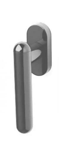 Maniglia martellina Dk Boma Olivari per serramento, lunghezza quadro 7x42 mm, Nylon finitura Grigio