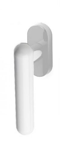 Maniglia martellina Dk Boma Olivari per serramento, lunghezza quadro 7x42 mm, Nylon finitura Bianco