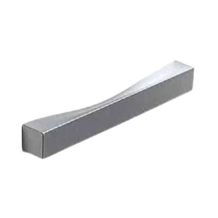 Maniglia MN1046 Pamar per mobile, interasse 160 mm, dimensione 200x25 mm, Zama finitura Nichel Satinato Lucido
