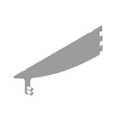 Supporto Vela Km25 Kremens per tubo appenderia, lunghezza 380 mm, Sinistro, Acciaio finitura Argento Verniciato