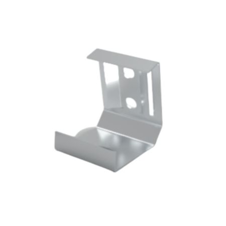 Clip di fissaggio Canton-1 per profilo angolare alluminio illuminazione Led, Plastica finitura Neutra
