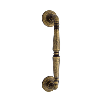 Maniglione Ginevra 40 006 Reguitti per porta, dritto, diametro 50 mm, interasse 203 mm, finitura Ottone Antico Antigerm