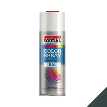 Vernice acrilica Color Spray Ral Soudal per superfice, bomboletta 400 ml, colore Grigio Ferro