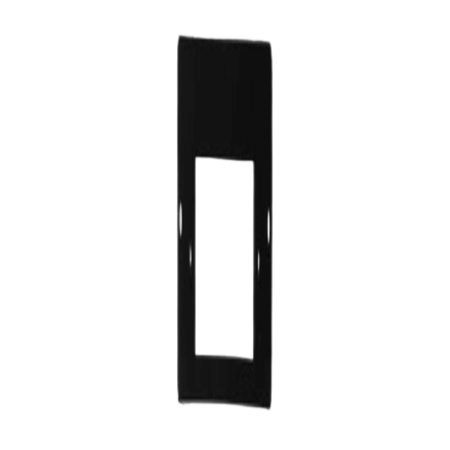 Placca adattatrice Sames per avvolgitore Syntesy, interasse 212 mm, dimensioni 230x56 mm, finitura Nero