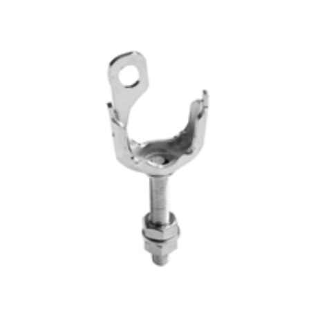 Supporto registrabile tipo G Sames per tapparella avvolgibile, per cuscinetto diametro 42 mm, con vite, finitura Zincato