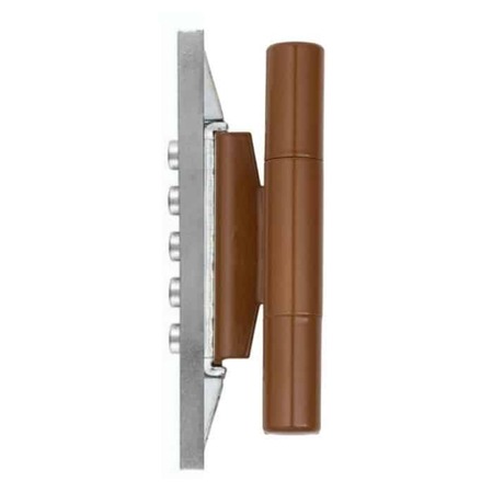 Cerniera regolabile Dynamic 3D-20 1430481 Sfs Intec, per cava 16 mm, portata Kg. 160, finitura Marrone Terracotta Ral 8003