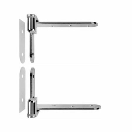 Cerniera a bilico cilindrica Cab Sfs 954008 per porte in legno a filo, portata 40 kg, Acciaio finitura Nichelato Opaco