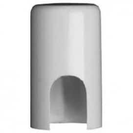 Copertura testa piana SFS per cerniera Anuba, diametro 18,8 mm, in ABS, finitura Avorio