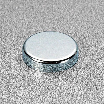 Placchetta di copertura fondello per cerniere per ante di cristallo, forma rotonda, diametro 30 mm, finitura Cromato