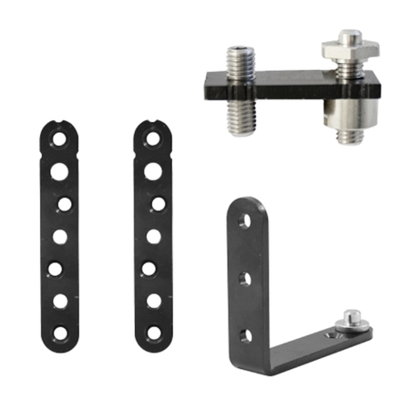 Kit sistema scorrevole Puma Sliding 1.5100.2030.N per porta a libro, 2-3 ante spessore 30-55 mm, senza carrelli, materiale Acciaio
