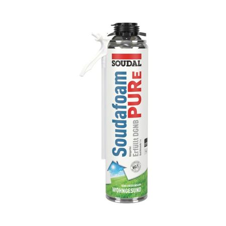 Schiuma Soudafoam Puro Soudal per riempimento e isolamento, poliuretanica, bombola 500 ml, finitura Bianca
