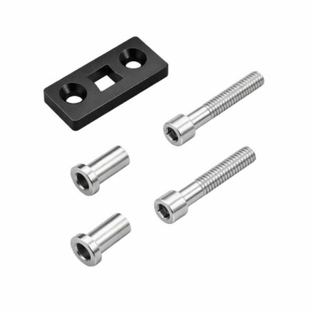 Spessore 8,5 mm Savio 1138.702, per cerniera Mechanica interasse 53 mm, finitura Nero Anodizzato
