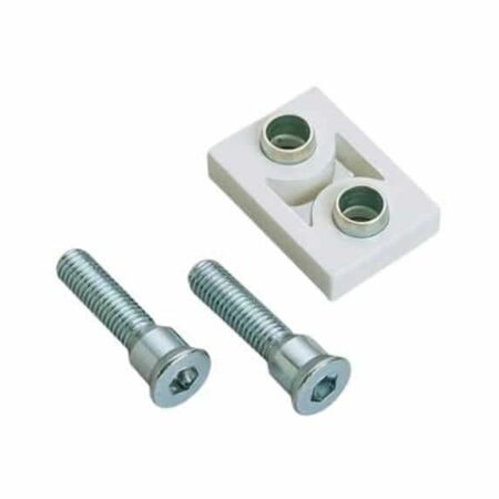 Gradino Savio 1145.702, per cerniera Mechanica, spessore 8,5 mm, finitura Bianco