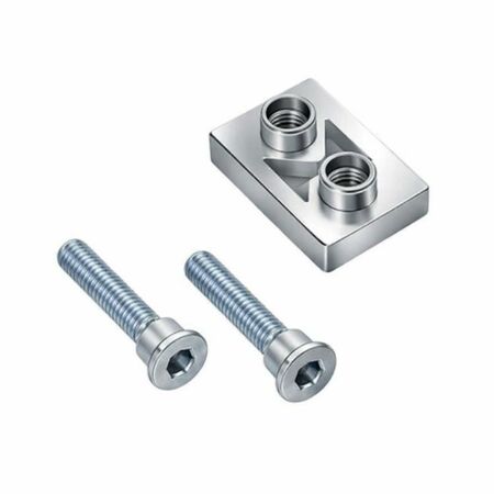 Gradino Savio 1145.703/8, per cerniera Mechanica, spessore 8,5 mm, finitura Inox PVD